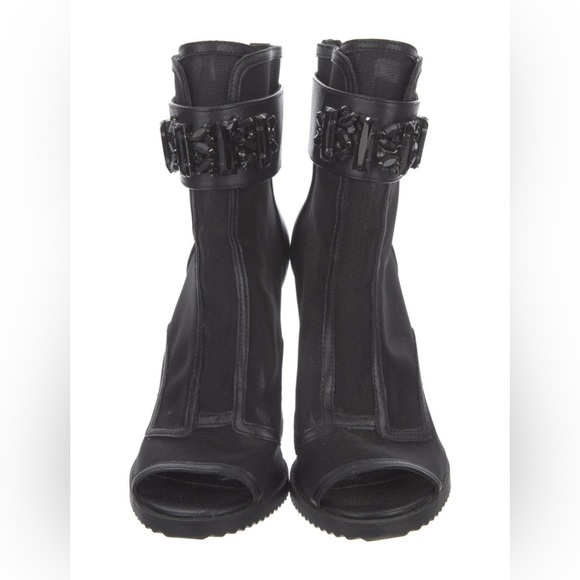 KARL LAGERFELD
Crystal Embellishments Lace-Up Boots - Picture 3 of 13